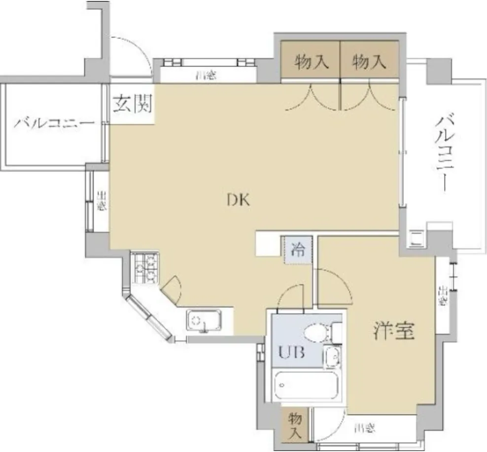 赤堤コート 間取り Before