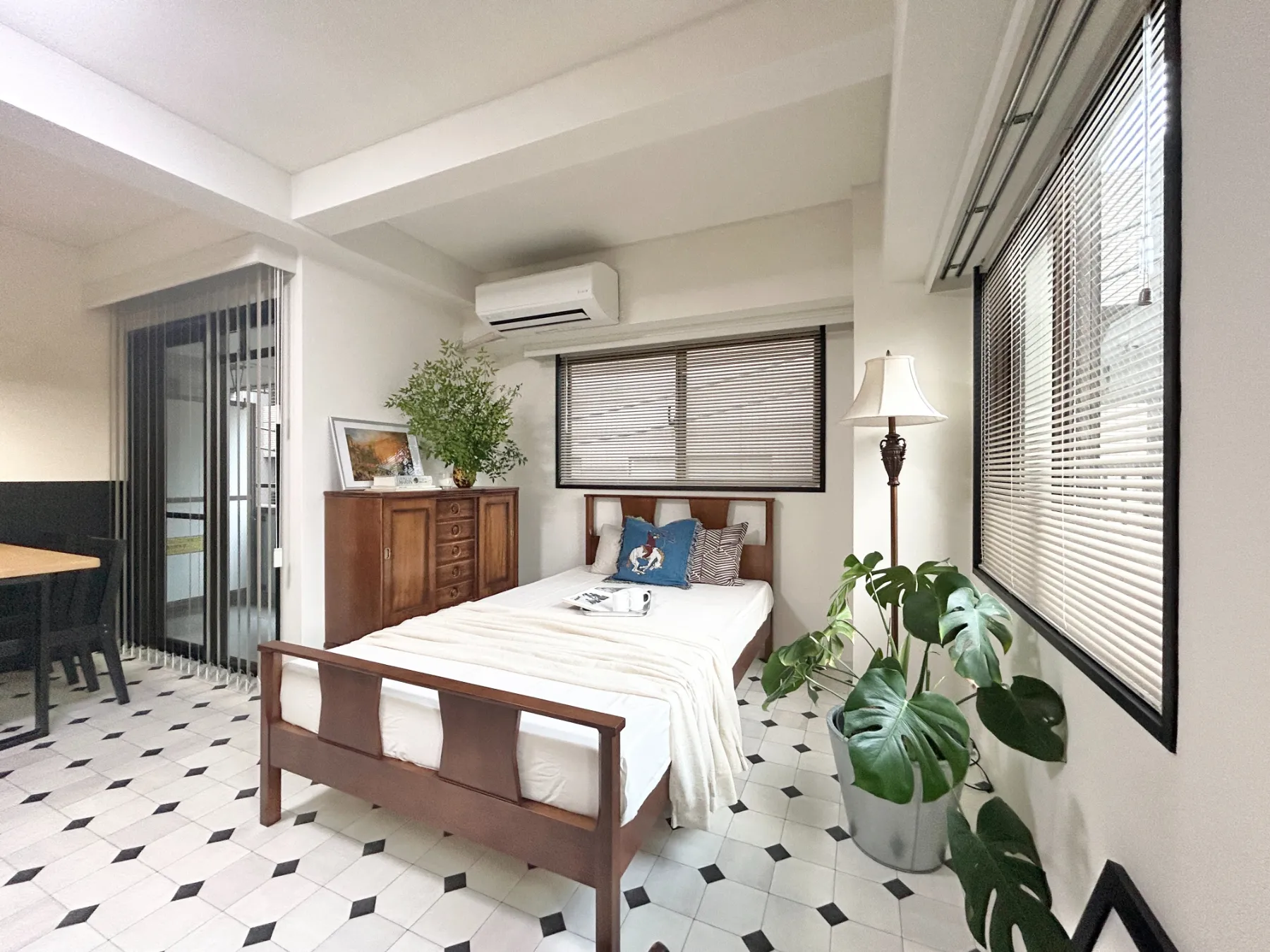 Furnished Japanese rental property with coordinated interior design